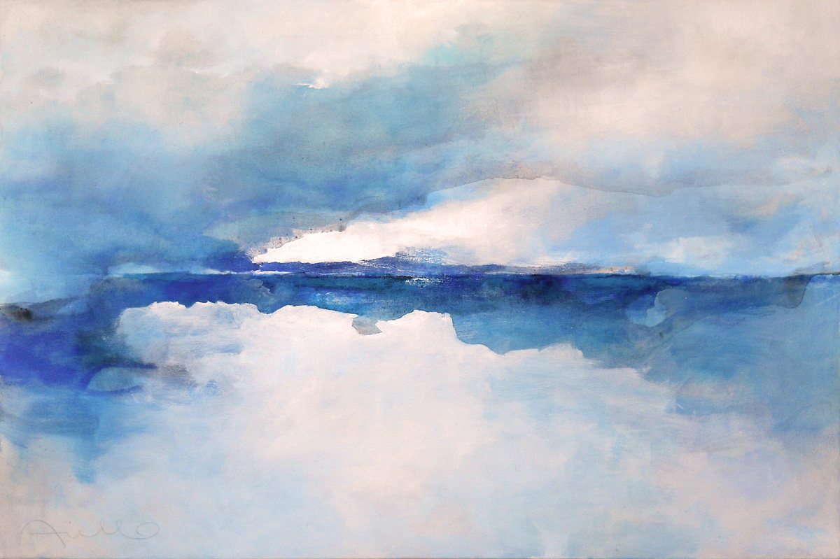 Bluemarine Large canvas: the contemporary landscapes by the artist Sergio Aiello to sergioaiello.com