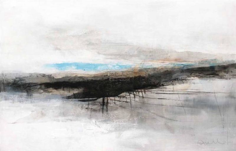 Guardando il cielo LOOKING AT THE SKY : The Works  of Sergio Aiello contemporary visual artist of Abstract Contemporary Landscape Paintings at https://www.sergioaiello.com