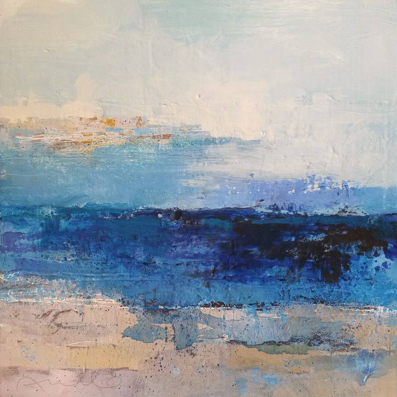 Seascapes : The Works  of Sergio Aiello contemporary visual artist of Abstract Contemporary Landscape Paintings at https://www.sergioaiello.com