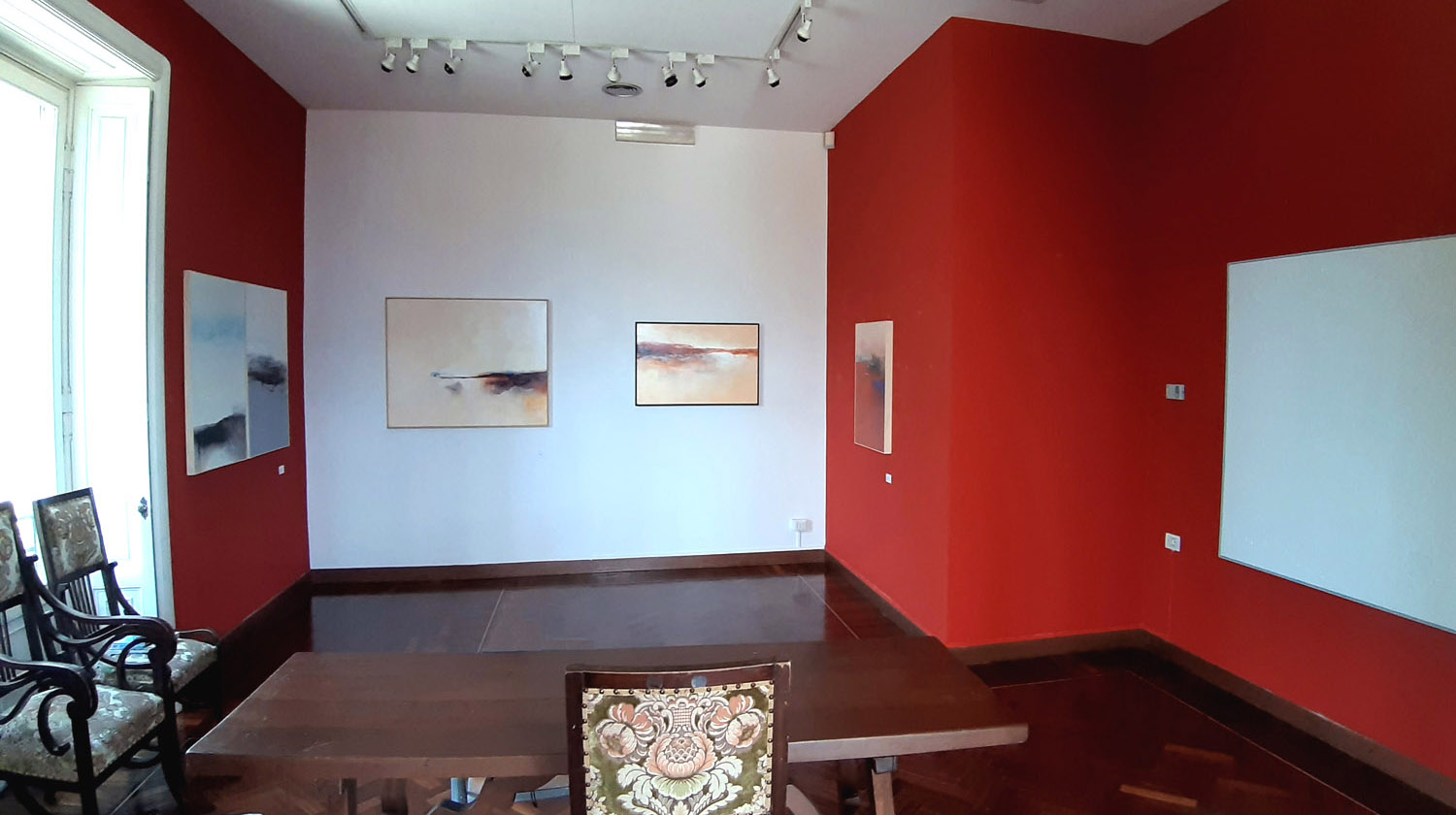 The exhibits of Sergio Aiello contemporary visual artist of Abstract Contemporary Landscape Paintings at https://www.sergioaiello.com